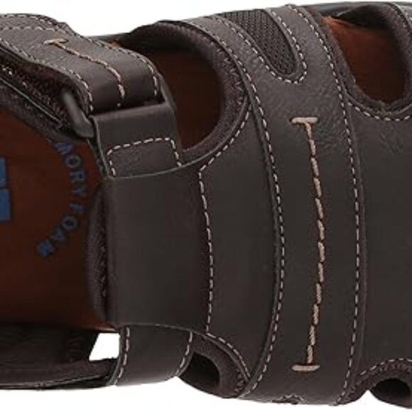 Nunn Bush Men\'s Rio Grande Closed Toe Fisherman Sandal Sandal, brown, 9 Wide US main image 6